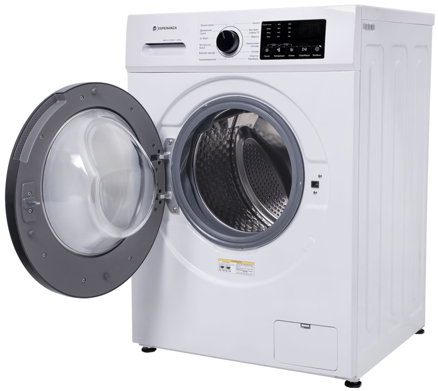 Стиральная машина с сушкой Esperanza WMFD1012IBD12 10,5 кг, белый фото 7