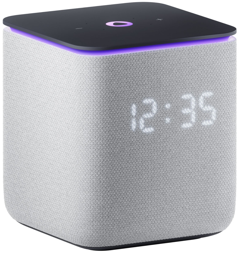 Умная колонка Яндекс Станция Миди с Алисой, с Zigbee, 24Вт, серый фото 1