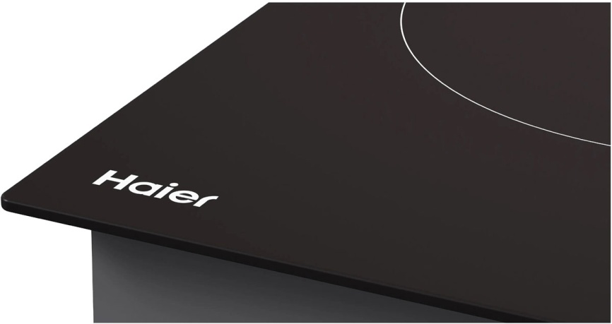 Электрическая варочная панель Haier HHY-C64NVTB 59 см, 4 конфорки стеклокерамика, черный фото 6