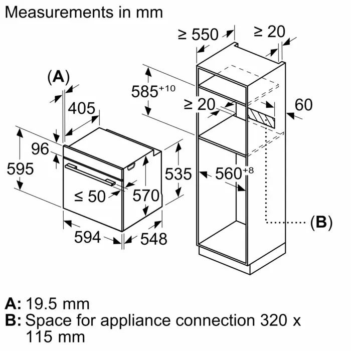 Встраиваемый духовой шкаф Bosch BOSCH Serie 4 HRG232EB3 фото 6
