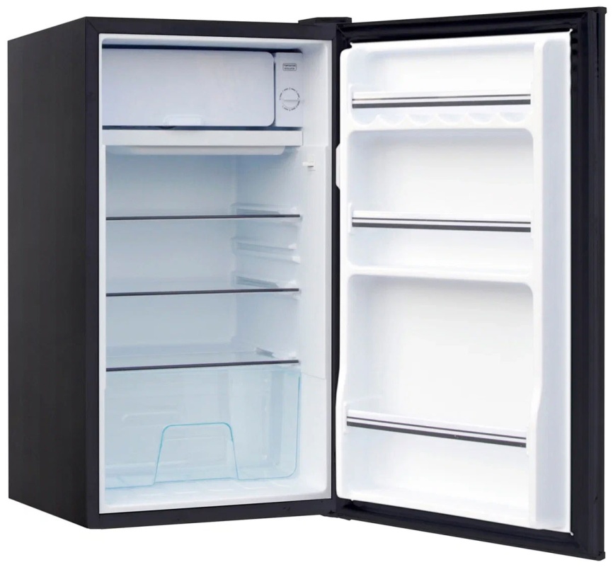 Однокамерный холодильник Tesler RC-95 BLACK GLASS фото 2