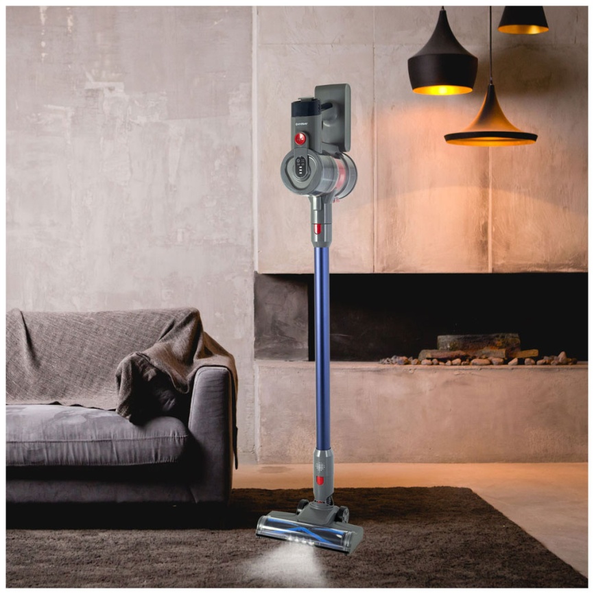 Пылесос вертикальный Endever SkyClean VC-304 (90709) синий/серый фото 9