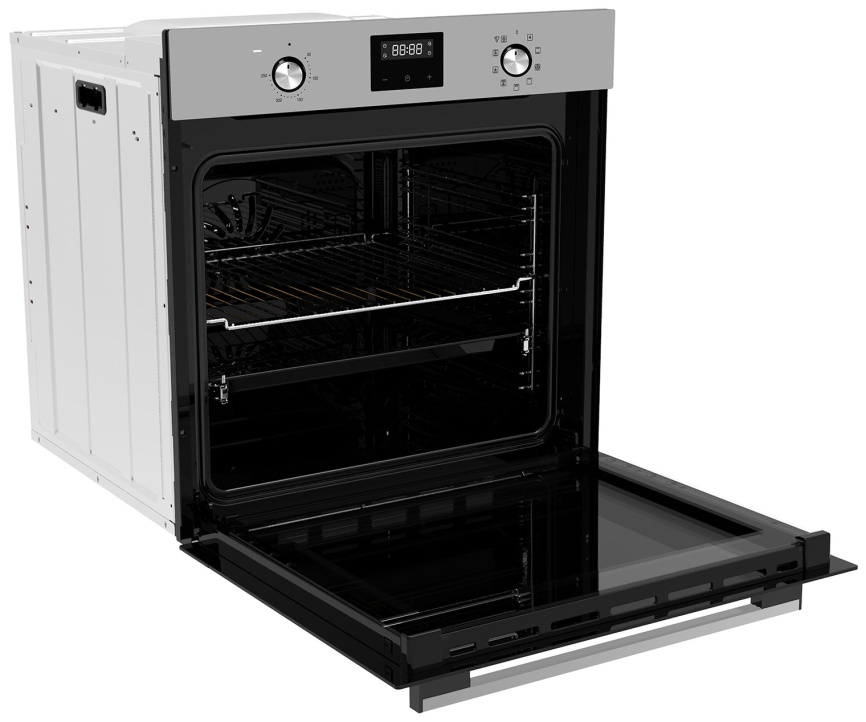 Электрический духовой шкаф Candy COXP08LTBX 59 см, 78 л гриль конвекция, серебристый фото 3