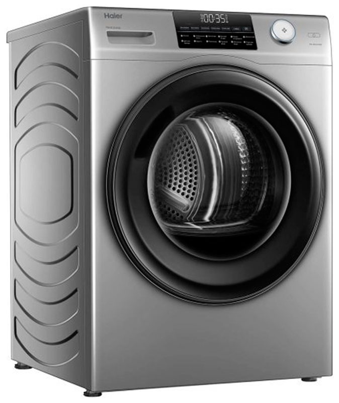 Сушильная машина с тепловым насосом Haier HD90-A2959S, серебристый фото 3