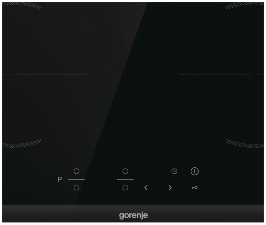 Электрическая варочная панель Gorenje GI6401BCE 59 см, 4 конфорки стеклокерамика, черный фото 2