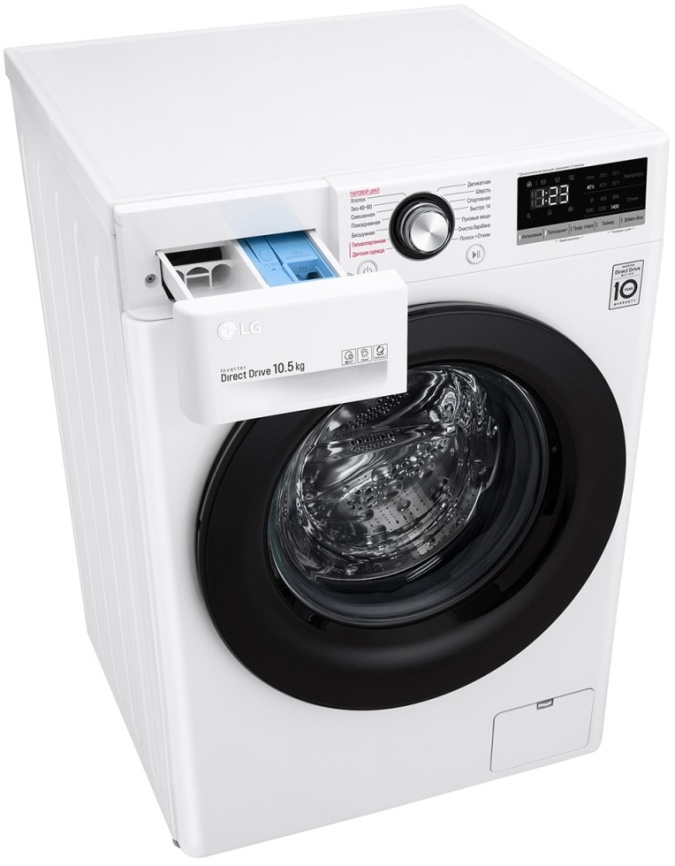 Стиральная машина LG TW4V3RS6W автомат 10,5 кг, белый фото 7