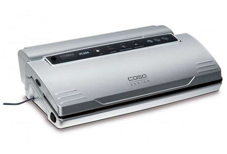 Вакуумный упаковщик Caso VC 200, мощность 120 Вт, мощность всасывание 12 л/мин фото 1