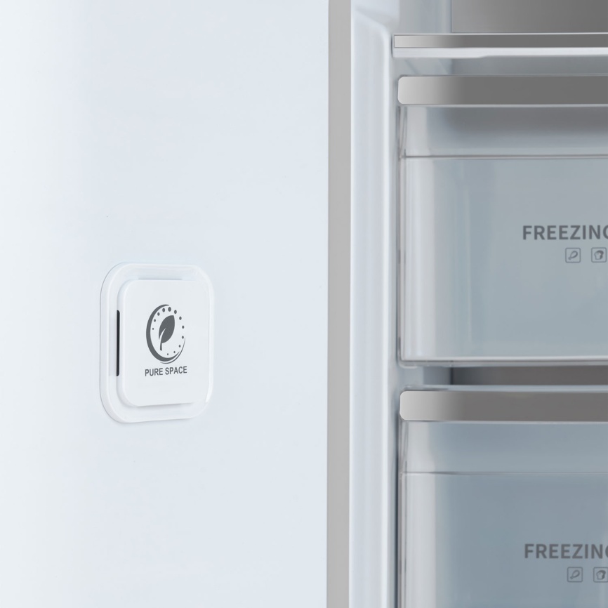 Холодильник Side-by-Side Tesler RSD-537BI SPARKLING WHITE No frost, белый фото 15