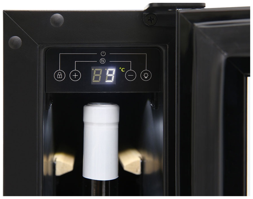 Встраиваемый винный шкаф Libhof CX-9 Black фото 6