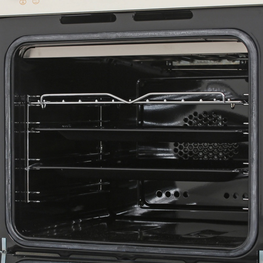 Электрический духовой шкаф De luxe 6006.03 эшв - 037 59 см, 58 л гриль конвекция, топленое молоко фото 6