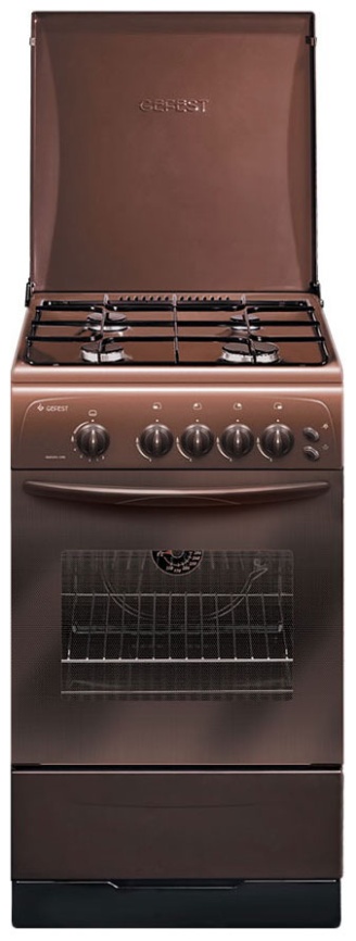 Газовая плита Gefest ПГ 3200-06 К43 50 см, 42 л, 4 конфорки, коричневый фото 1