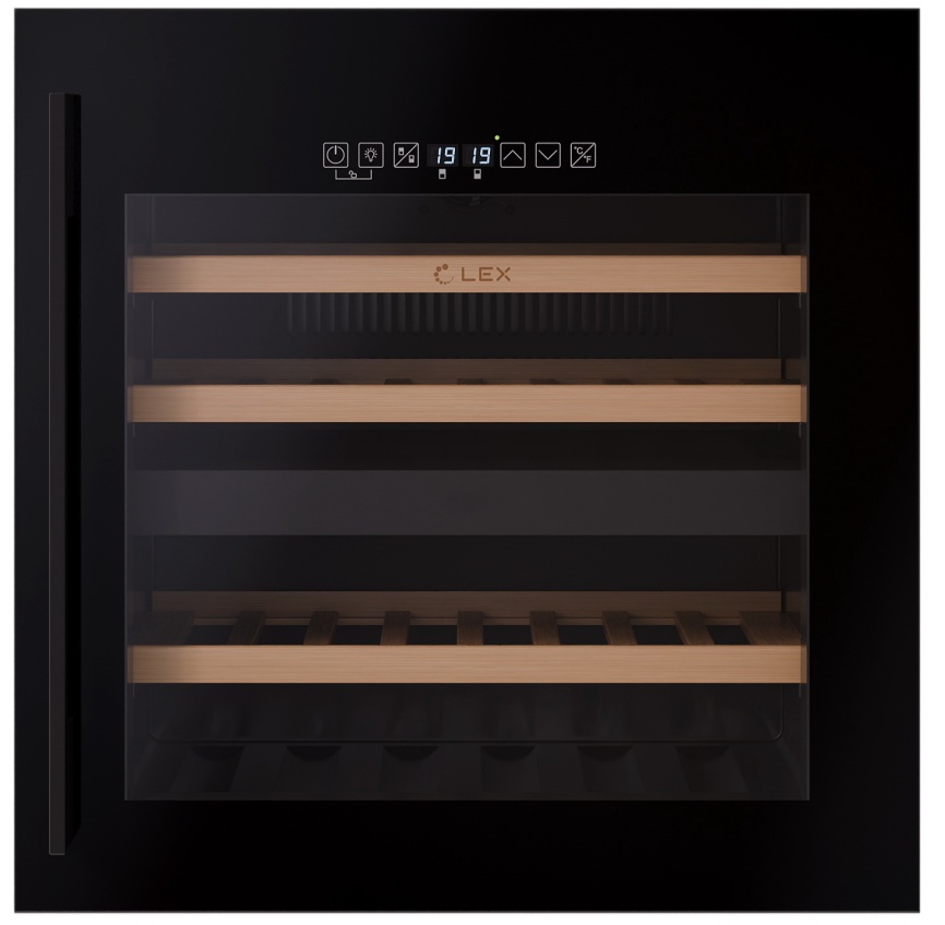 Встраиваемый винный шкаф LEX LWD6036BL dual zone S фото 2
