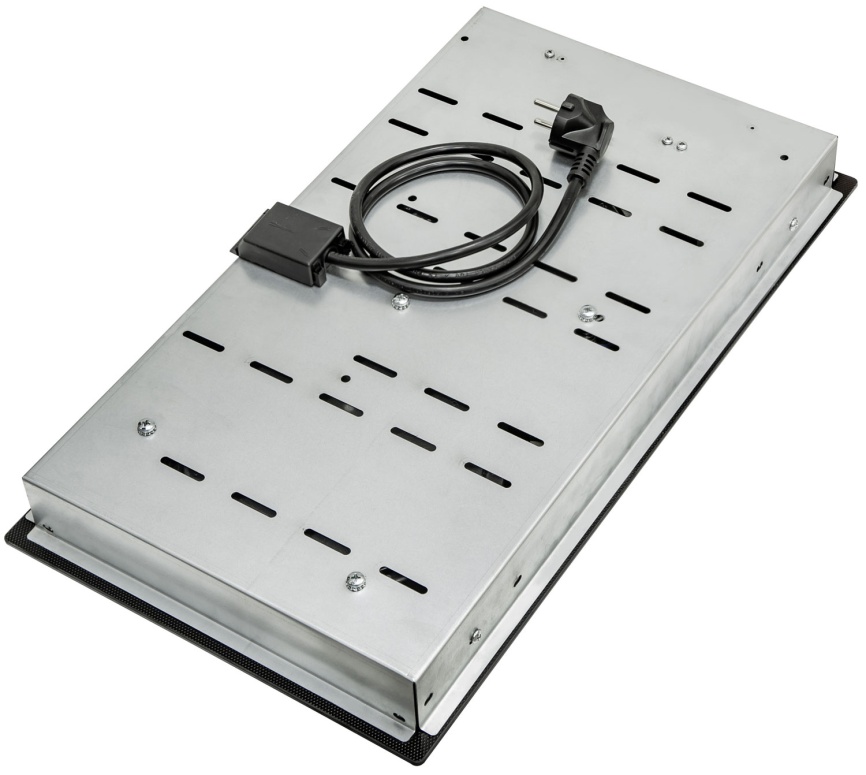 Электрическая варочная панель Jacky's JH MB33 29 см, 2 конфорки стеклокерамика, черный фото 8