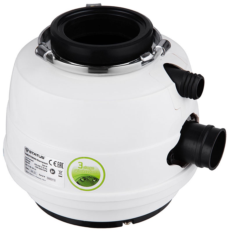 Измельчитель пищевых отходов индукционный Status NEXT 200 Compact Белый 09810701 фото 2