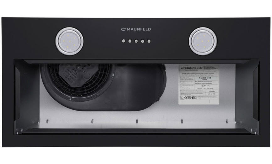 Вытяжка Maunfeld THAMES 601M черный фото 7