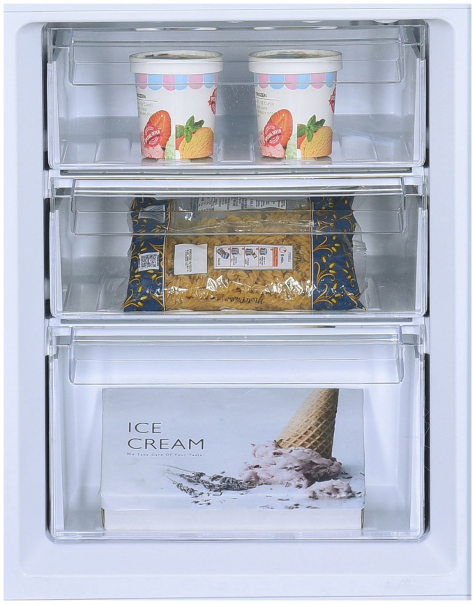 Встраиваемый двухкамерный холодильник Pozis RK-256 BI, белый фото 3