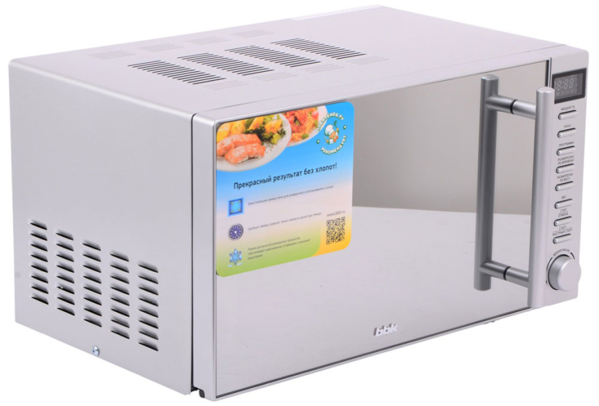 Микроволновая печь - СВЧ BBK 20 MWS-721 T/BS-M серебро фото 1