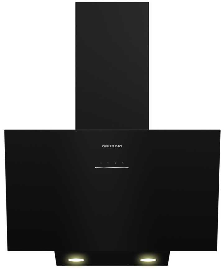 Вытяжка Grundig GDS2440B, сенсорное управление, наклонная установка, 3 скорости фото 1