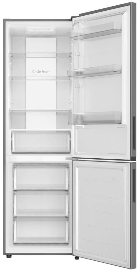 Двухкамерный холодильник Candy CFN6185S No frost, серебристый фото 4