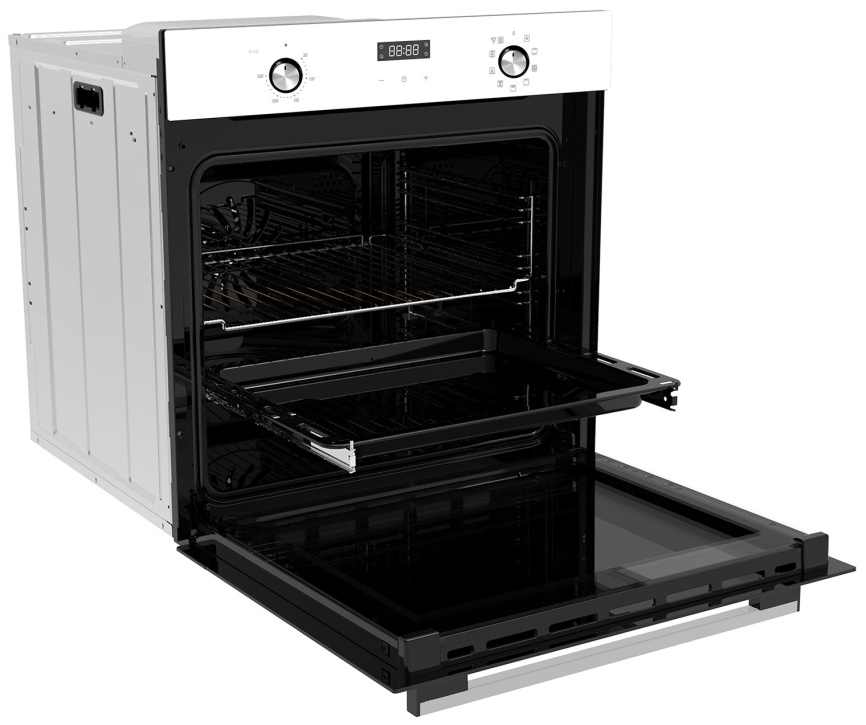 Электрический духовой шкаф Candy COXP08LTSW 59 см, 78 л гриль конвекция, белый фото 3