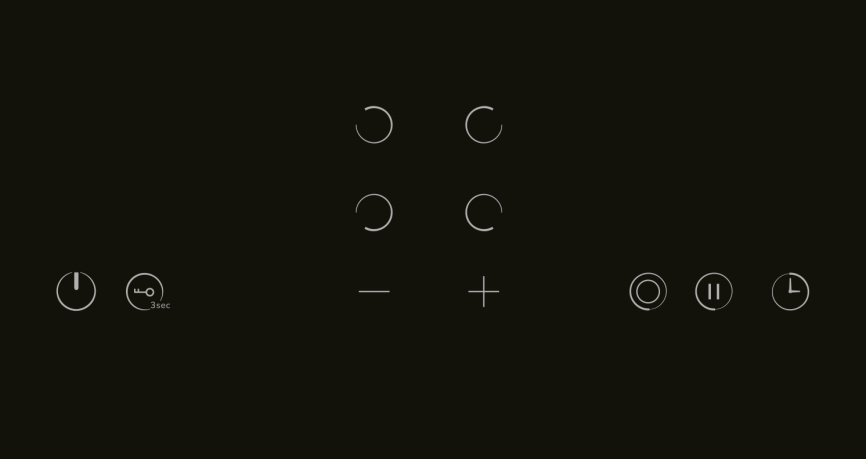 Электрическая варочная панель LEX EVH 642B BL 59 см, 4 конфорки стеклокерамика, черный фото 2