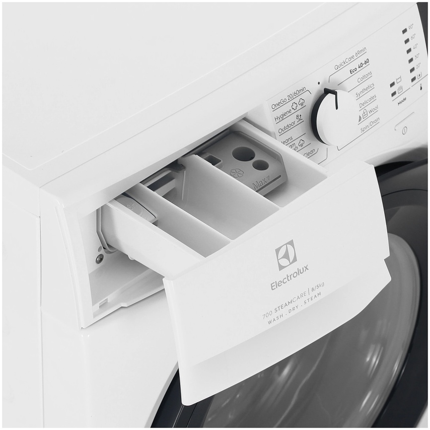 Стиральная машина с сушкой Electrolux EW7W2682E автомат 8 кг, белый фото 5