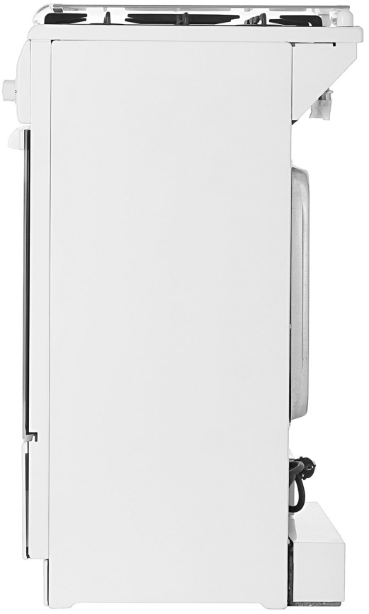 Комбинированная плита De luxe 5040.21 гэ 50 см, 4 конфорки, белый фото 3