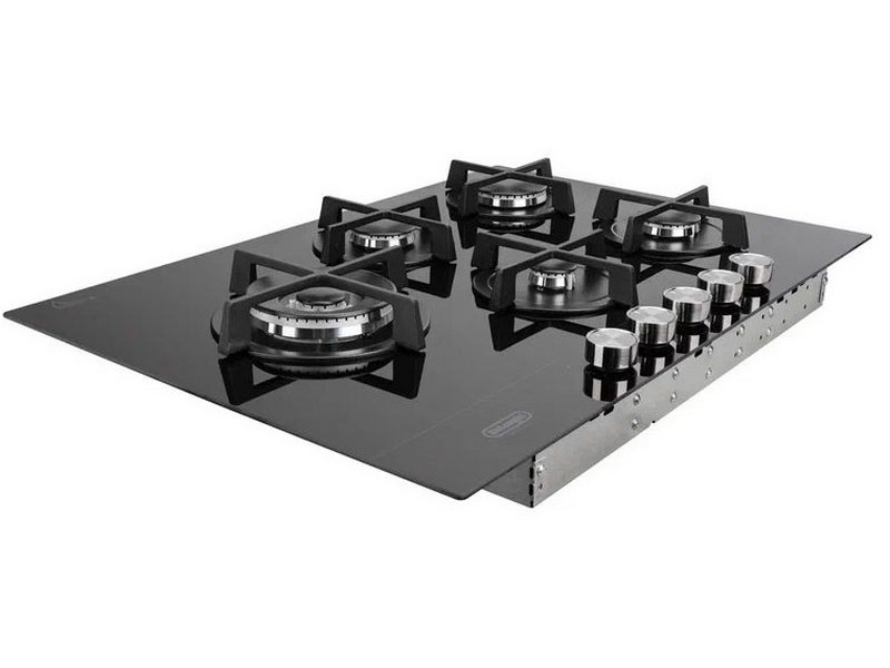 Газовая варочная панель De’Longhi NSL 575D NCM RUS 75 см, 5 конфорок электроподжиг газконтроль, черный фото 12