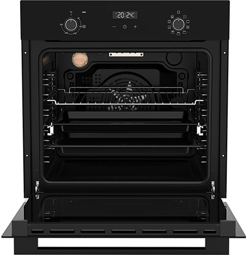 Электрический духовой шкаф Haier HOX-P09NTB 59 см, 76 л, гриль и конвекция, черный фото 3