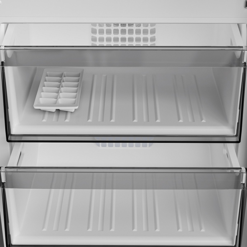 Двухкамерный холодильник Grundig GKPN66830FXD No frost, темно-серый фото 8