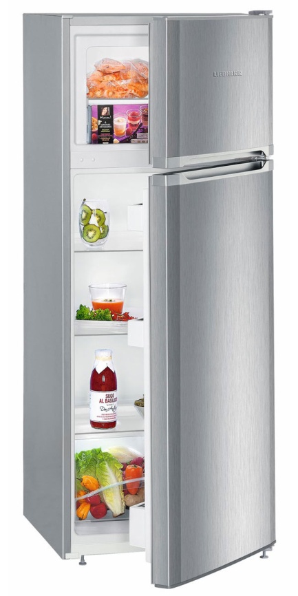 Двухкамерный холодильник Liebherr CTele 2531-26 001, серебристый фото 4
