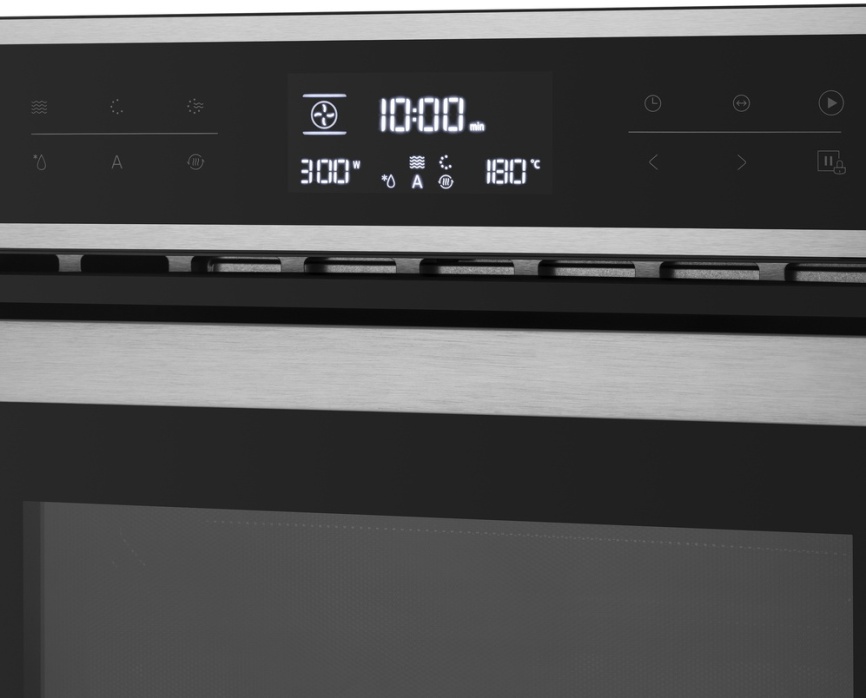 Электрический духовой шкаф Maunfeld MCMO.44.9S 59 см, 44 л гриль конвекция, серебристый фото 6