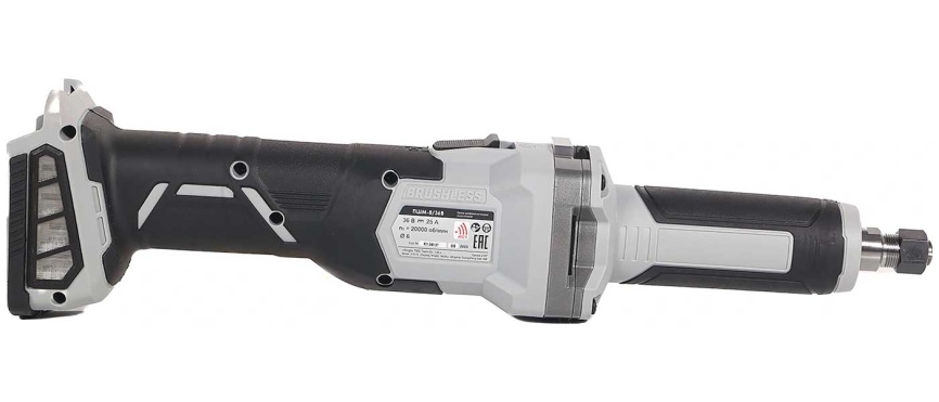 Аккумуляторная прямошлифовальная машина Интерскол PSHM-8/36V (821.0.0.70) фото 3
