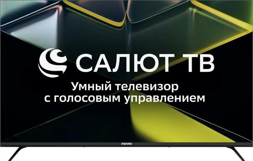 Телевизор Asano 43LU5030T, 43 дюйма, 4K Ultra HD, смарт ТВ, Салют ТВ, черный фото 1