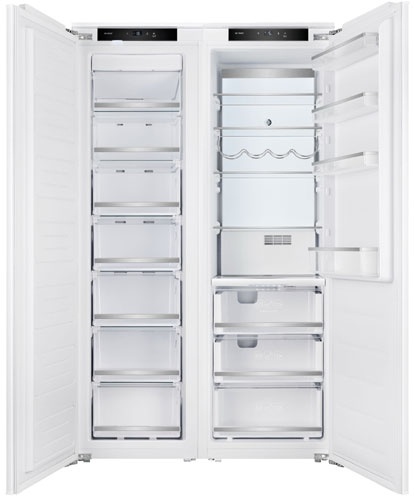 Встраиваемый холодильник Side-by-Side Zugel ZRISS481FNF (ZRI1750NF + ZFI17540NF) No frost, белый фото 2