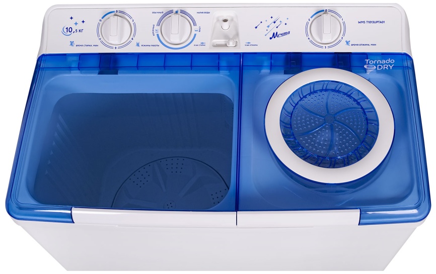 Активаторная стиральная машина Мечта WMS T1013UPTA01 10,5 кг, белый фото 12