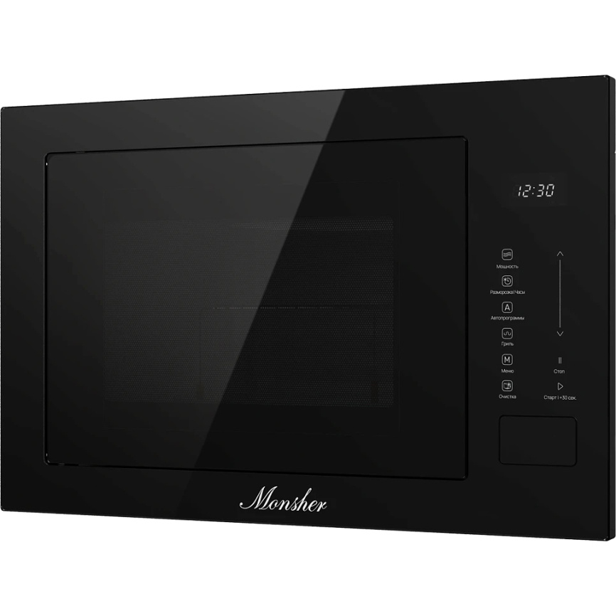 Встраиваемая микроволновая печь MONSHER MONSHER MMH 1025 Noir фото 3