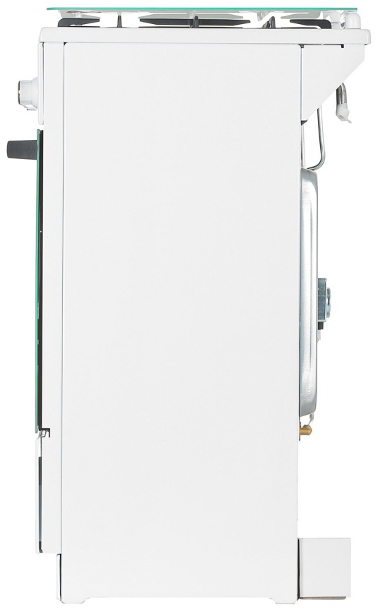 Газовая плита De luxe 5040.40г 50 см, 43 л, 4 конфорки, белый фото 4