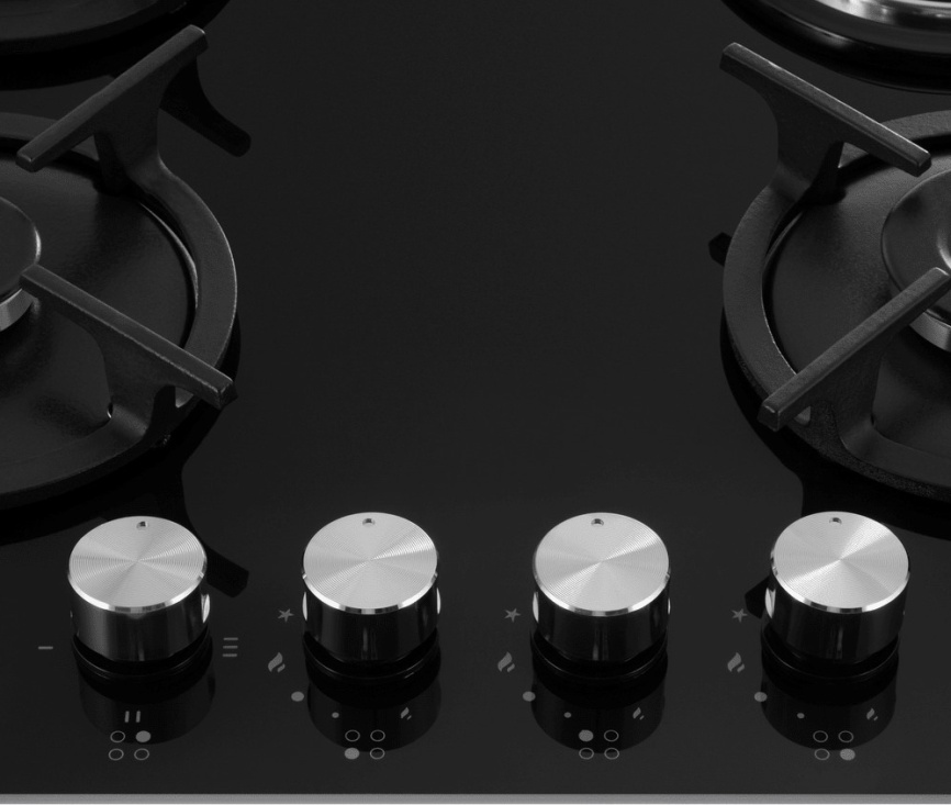 Комбинированная варочная панель Maunfeld EEHG.64.13 CB.KG 59 см, 4 конфорки электроподжиг газконтроль, черный фото 6