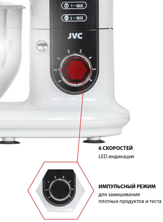 Миксер JVC JK-MX515 white фото 12