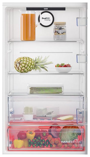 Двухкамерный холодильник Beko B3RCNK362HX No frost, серый металлик фото 4