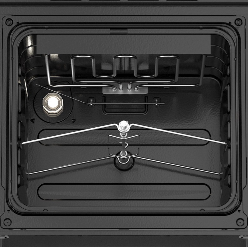 Комбинированная плита Darina 1B KM 441 306 W 50 см, 50 л, 4 конфорки, белый фото 5