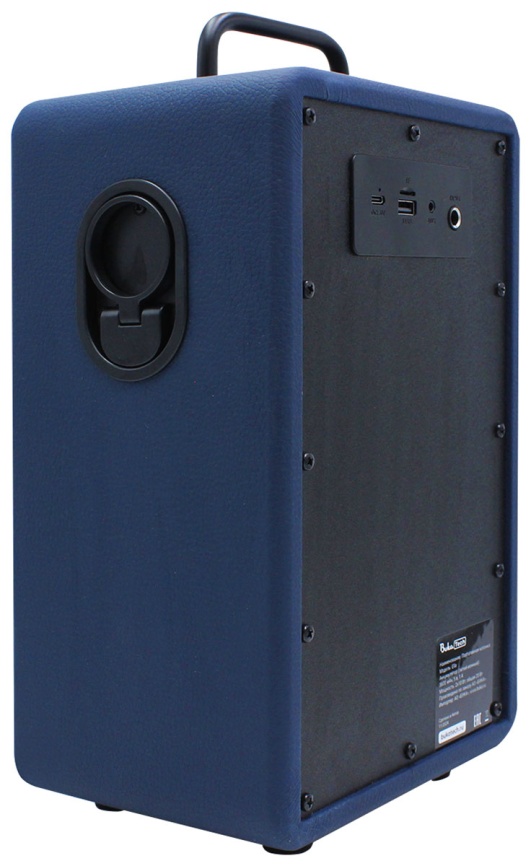 Портативная колонка с двумя микрофонами BukaTech Ella, темно-синий фото 9