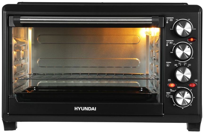 Электропечь Hyundai MIO-HY086, черный фото 2