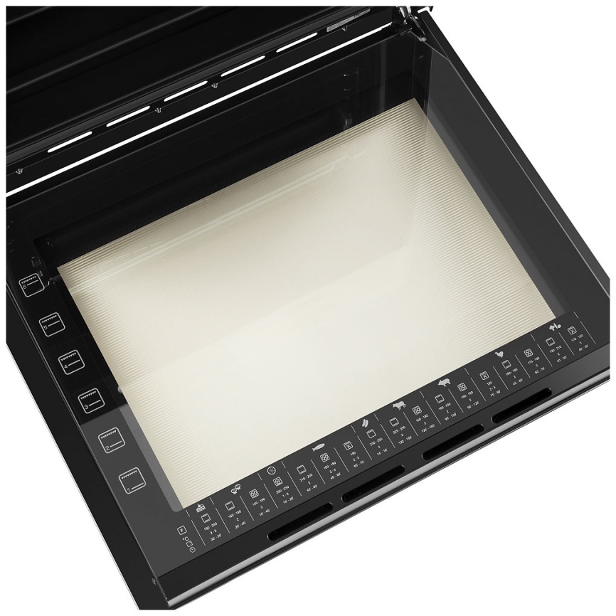Электрический духовой шкаф Maunfeld EOEM.769 BG 59 см, 76 л гриль конвекция, слоновая кость фото 7