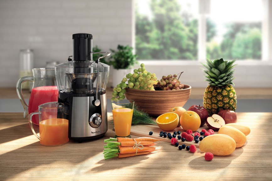 Соковыжималка Moulinex Juice Express JU550D10, серебристый/ черный фото 12