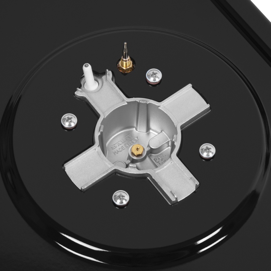 Газовая варочная панель Maunfeld EGHE.43.33 CB/G 44 см, 3 конфорки электроподжиг газконтроль, черный фото 10