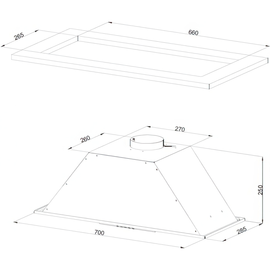 Встраиваемая вытяжка Kuppersberg Kuppersberg INLINEA 70 LX фото 4
