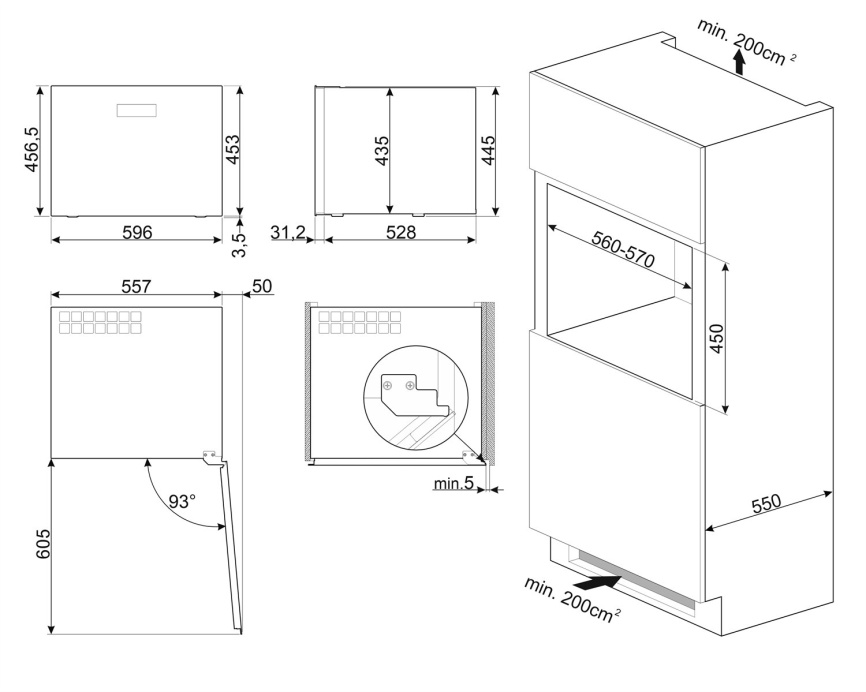 Винный холодильник Smeg SMEG CVI120B3E фото 2