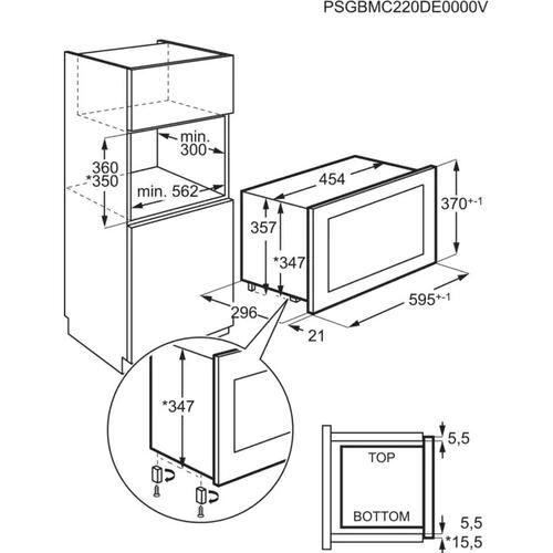 Встраиваемая микроволновая печь ELECTROLUX ELECTROLUX KMFE172TEX фото 7